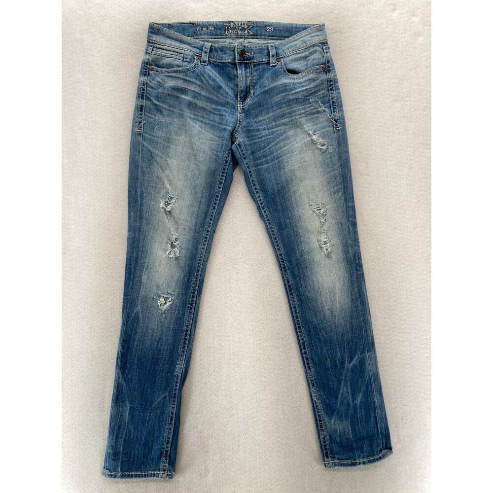 Buckle Women's Faded Blue Skinny Jeans